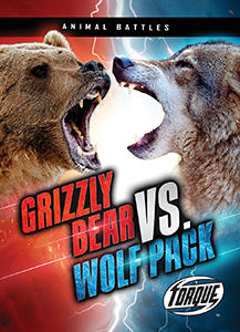 Cover Art for Grizzly Bear vs. Wolf Pack