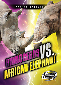Cover Art for Rhinoceros vs. African Elephant