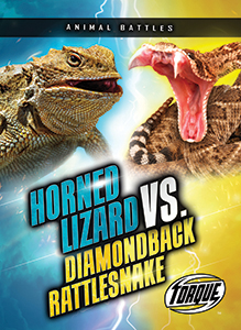 Cover Art for Horned Lizard vs. Diamondback Rattlesnake