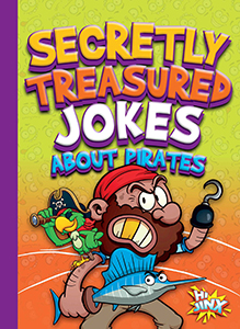 Cover Art for Secretly Treasured Jokes about Pirates