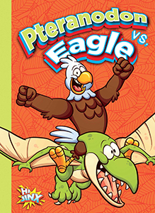 Cover Art for Pteranodon vs. Eagle