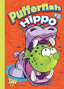 Cover Art for Pufferfish vs. Hippo