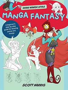 Cover Art for Manga Fantasy: A beginner's step-by-step guide for drawing anime and manga
