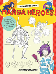Cover Art for Manga Heroes: A beginner's step-by-step guide for drawing anime and manga