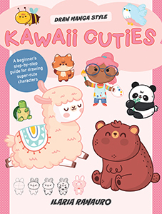 Cover Art for Kawaii Cuties: A beginner's step-by-step guide for drawing super-cute characters