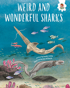 Cover Art for Weird and Wonderful Sharks