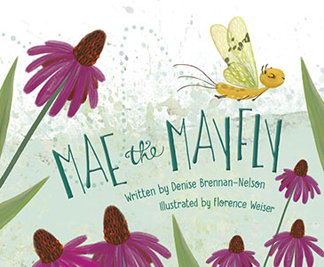 Cover Art for Mae the Mayfly