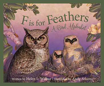 Cover Art for F is for Feathers: A Bird Alphabet