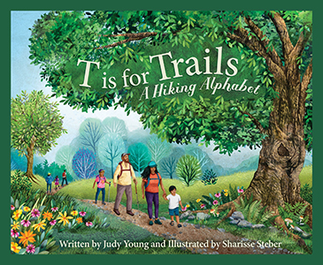 Cover Art for T is for Trails: A Hiking Alphabet