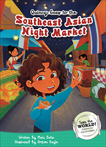 Cover Art for Quincy Goes to the Southeast Asian Night Market